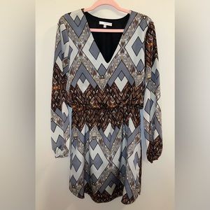 Lavender Brown Dress